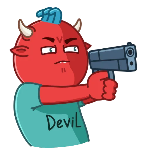 🔫 Эмодзи «Lil Diablo» для Telegram