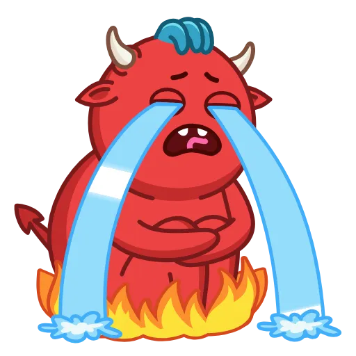 😭 Эмодзи «Lil Diablo» для Telegram