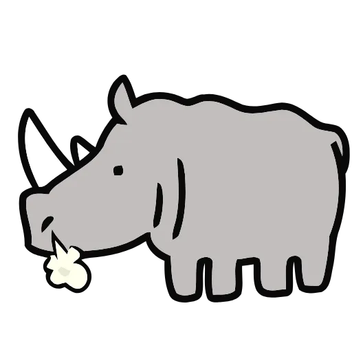 🦏 Эмодзи «Little Guys» для Telegram