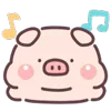 🎶 Эмодзи «Piggy» для Telegram