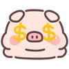 💲 Эмодзи «Piggy» для Telegram