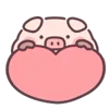 ❤️ Эмодзи «Piggy» для Telegram