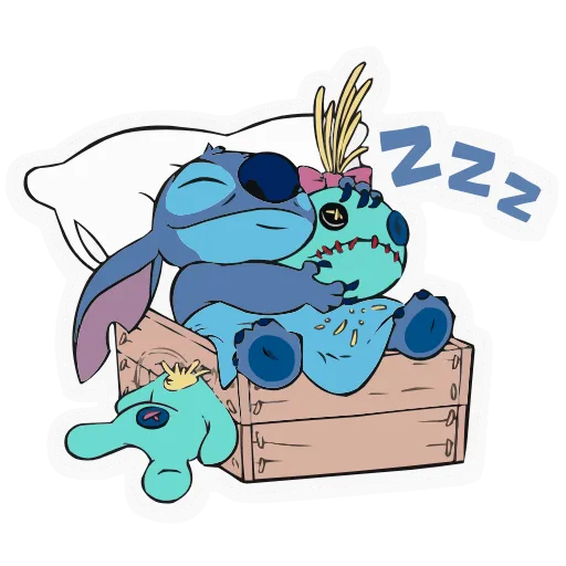 😴 Эмодзи «Lilo & Stitch» для Telegram