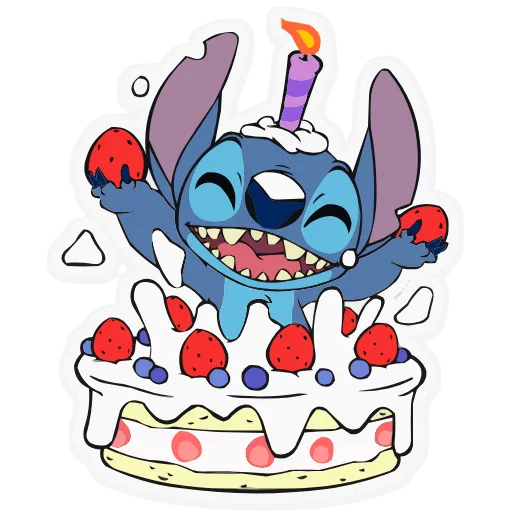 🎂 Эмодзи «Lilo & Stitch» для Telegram