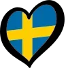🇸🇪 Эмодзи «Лингвосердца» для Telegram