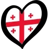 🇬🇪 Эмодзи «Лингвосердца» для Telegram