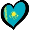 🇰🇿 Эмодзи «Лингвосердца» для Telegram