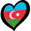 🇦🇿 Эмодзи «Лингвосердца» для Telegram