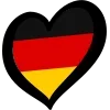 🇩🇪 Эмодзи «Лингвосердца» для Telegram