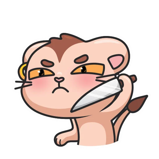🔪 Стикер «Sima» для Telegram