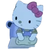 🌟 Эмодзи «Blue vibe hello Kitty» для Telegram