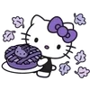 🌟 Эмодзи «💜 фиолетовый муд хеллоу китти» для Telegram
