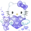 🌟 Эмодзи «💜 фиолетовый муд хеллоу китти» для Telegram