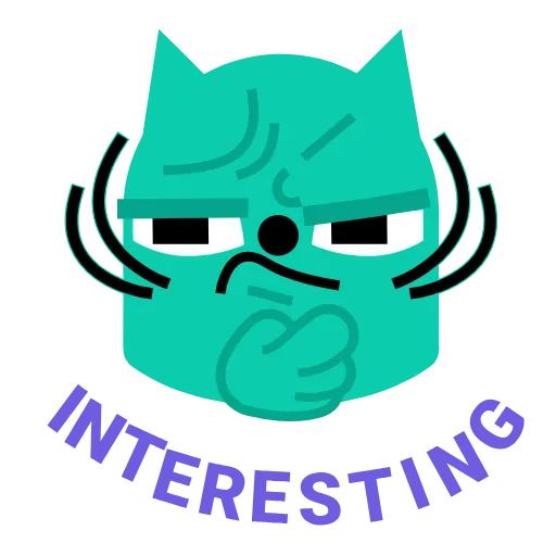 🤔 Стикер «Orange Catto» для Telegram