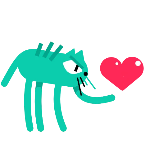 💔 Стикер «Orange Catto» для Telegram