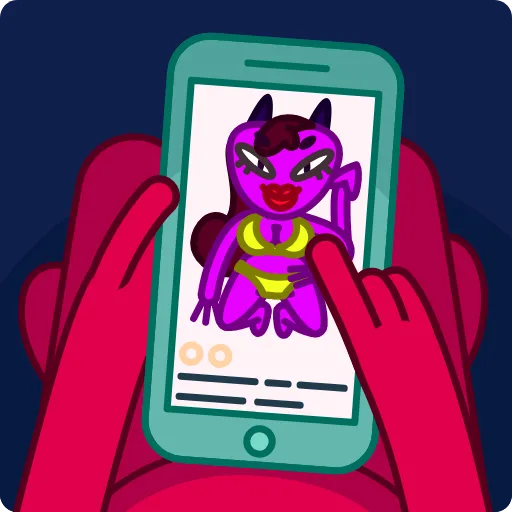 😍 Эмодзи «Little Devil» для Telegram