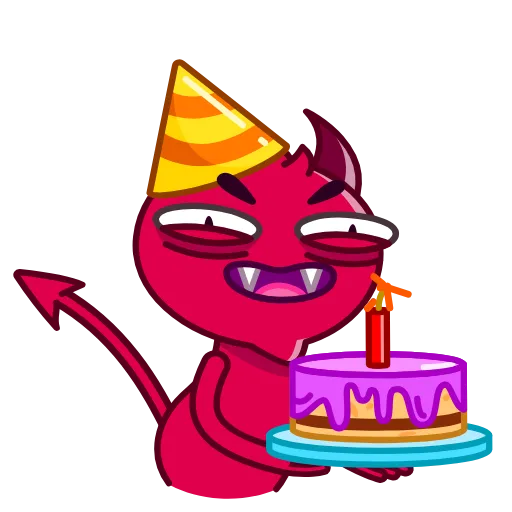 🥳 Эмодзи «Little Devil» для Telegram