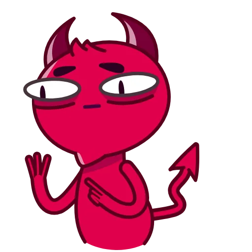 🤔 Эмодзи «Little Devil» для Telegram