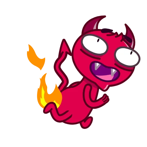 🙄 Эмодзи «Little Devil» для Telegram