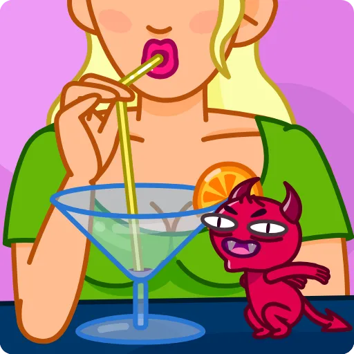 🍸 Эмодзи «Little Devil» для Telegram