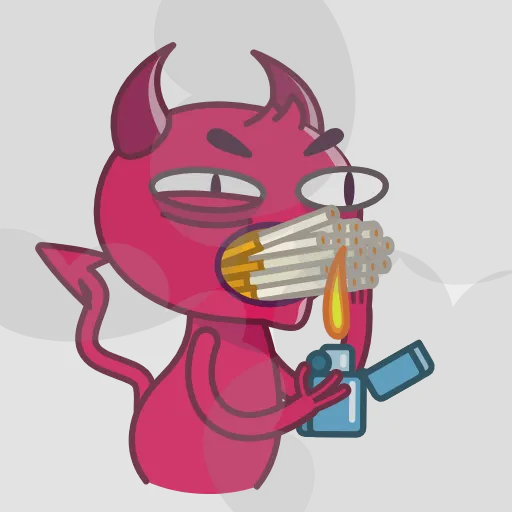 😶‍🌫️ Эмодзи «Little Devil» для Telegram