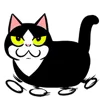 🐈‍⬛ Эмодзи «Fat Cat» для Telegram