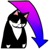 ⤵️ Эмодзи «Fat Cat» для Telegram