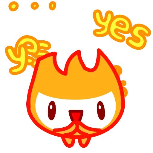 😃 Эмодзи «Little Flame» для Telegram