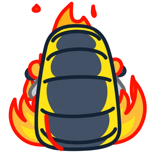 😡 Эмодзи «Little Flame» для Telegram