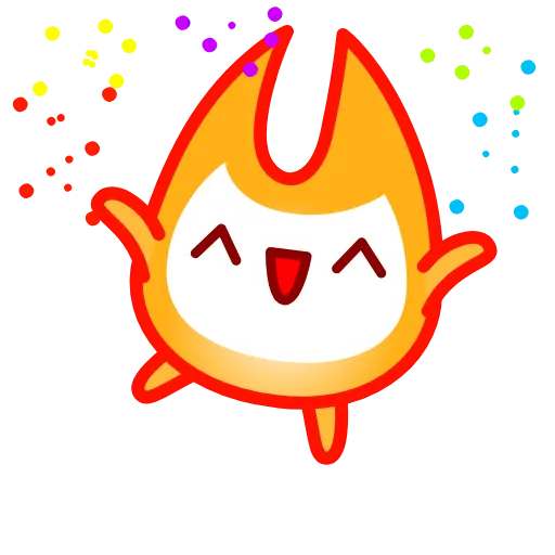 🥳 Эмодзи «Little Flame» для Telegram