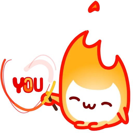 🥰 Эмодзи «Little Flame» для Telegram