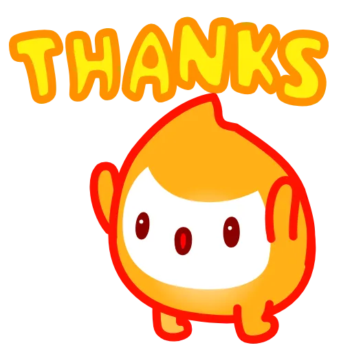 🙏 Эмодзи «Little Flame» для Telegram