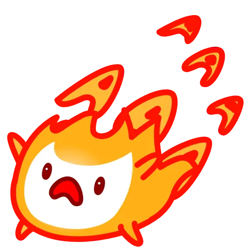 😨 Эмодзи «Little Flame» для Telegram