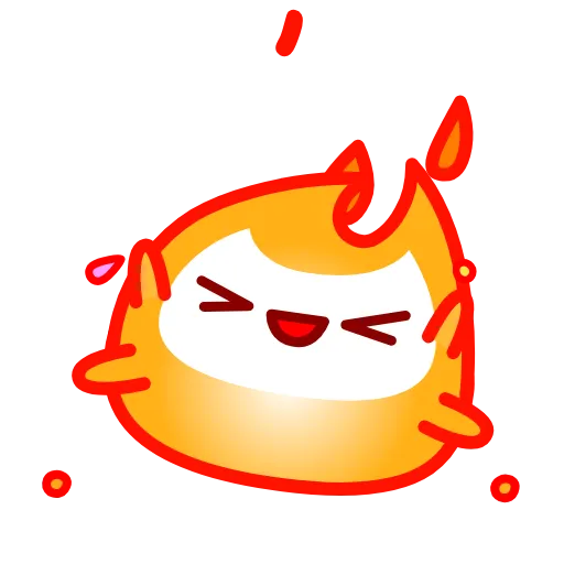 Эмодзи Little Flame для Telegram — скачать
