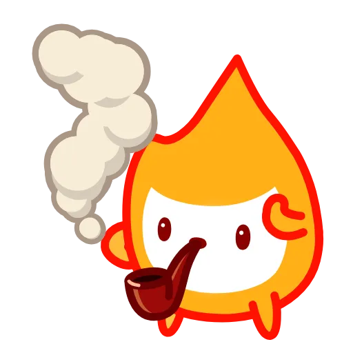 🤔 Эмодзи «Little Flame» для Telegram