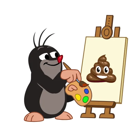 💩 Эмодзи «Krtek» для Telegram