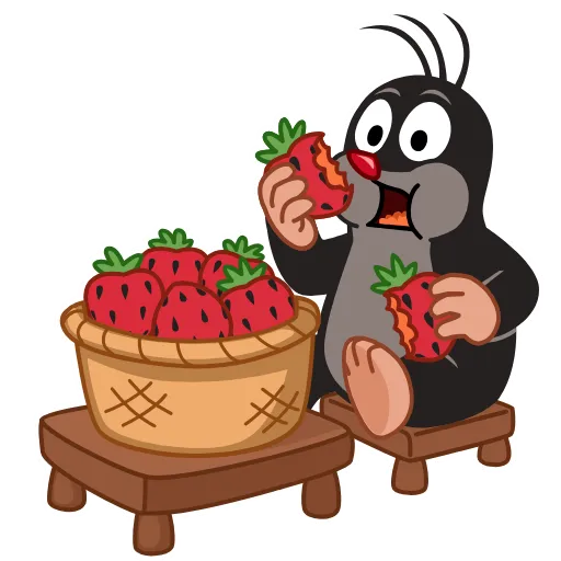 🍓 Эмодзи «Krtek» для Telegram
