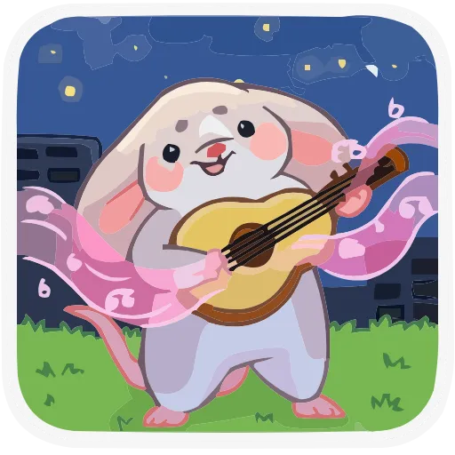 🎸 Эмодзи «Обнимышь» для Telegram