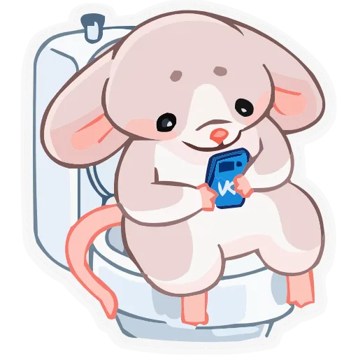 🚽 Эмодзи «Обнимышь» для Telegram