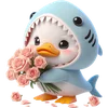 💐 Эмодзи «Утиная акула» для Telegram