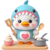 😋 Эмодзи «Утиная акула» для Telegram