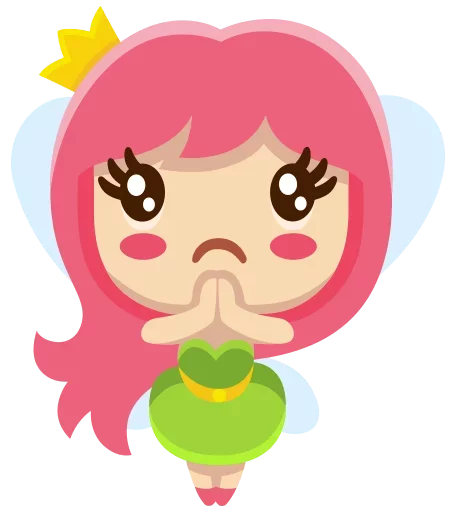😟 Стикер «Little Fairy» для Telegram