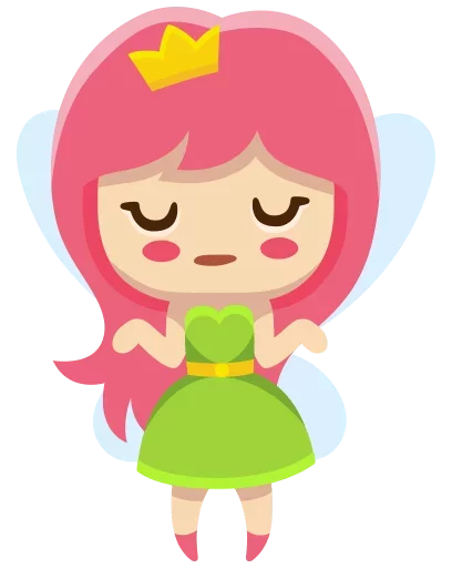 😒 Стикер «Little Fairy» для Telegram