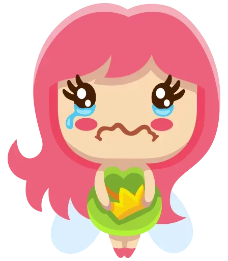 😢 Стикер «Little Fairy» для Telegram