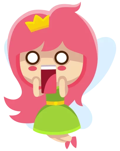 😱 Стикер «Little Fairy» для Telegram