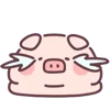 😭 Эмодзи «Little Piggy» для Telegram