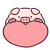 ❤️ Эмодзи «Little Piggy» для Telegram