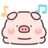 🥳 Эмодзи «Little Piggy» для Telegram