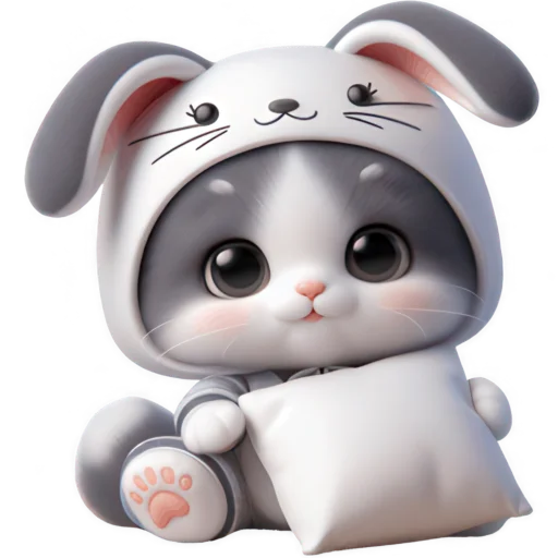 😴 Стикер «Маленький Ушастик» для Telegram