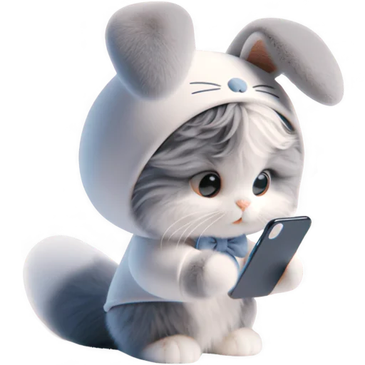 📱 Стикер «Маленький Ушастик» для Telegram